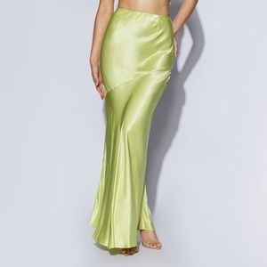 Meshki Poppy Skirt in Pistachio